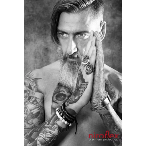 NIROFLEX EasyFit láncszövet kesztyű (L)