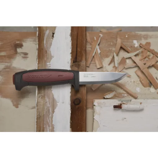 MORAKNIV Pro (C) kés, tokkal, piros