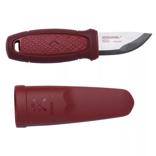MORAKNIV Eldris (S) kés, szikravetővel, tokkal, piros