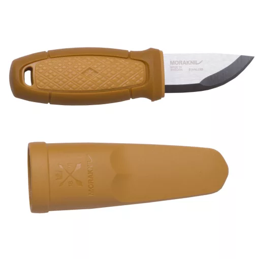 MORAKNIV Eldris (S) kés, szikravetővel, tokkal, sárga