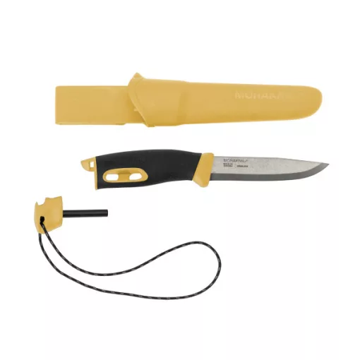 MORAKNIV Companion Spark (S) kés, tokkal, szikravetővel, sárga