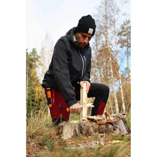 MORAKNIV Kansbol (S) kés, tokkal + Survival Kit tűzgyújtó készlet, narancssárga