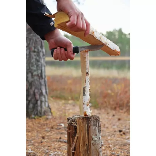 MORAKNIV Garberg (S) tőr, tokkal + Survival Kit tűzgyújtó készlet, fekete