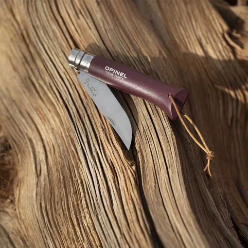 OPINEL Tradition Colorama No.08 (S) zsebkés, gránátalma