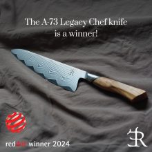 RYDA KNIVES A-73 "Legacy Chef" szakácskés (20 cm) damaszkuszi acél