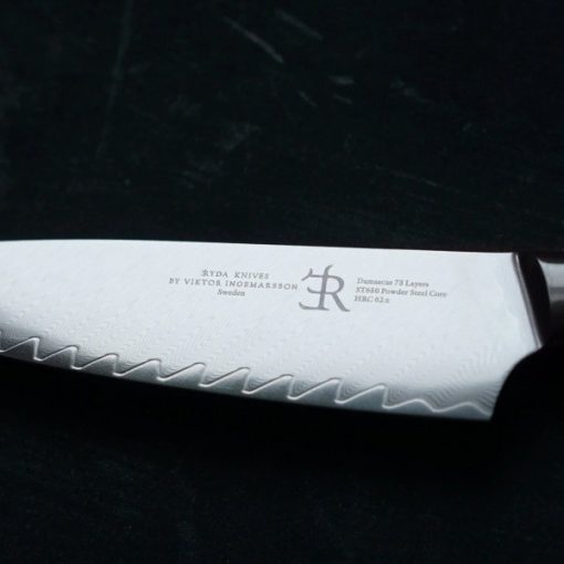 RYDA KNIVES ST650 konyhai kés (13,4 cm) damaszkuszi acél