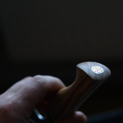 RYDA KNIVES ST650 nakiri kés (18 cm) damaszkuszi acél