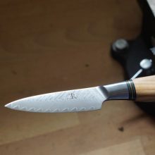 RYDA KNIVES ST650 hámozókés (9,2 cm) damaszkuszi acél