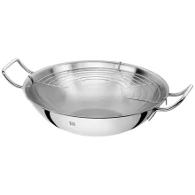 ZWILLING Plus wok (32 cm) ezüst