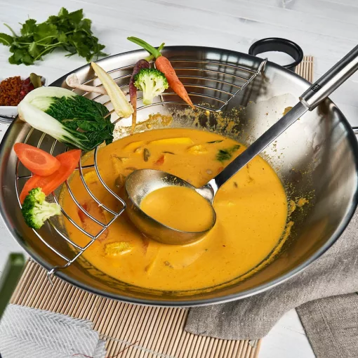 ZWILLING Plus wok (32 cm) ezüst