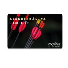 Ajándék plasztikkártya - 20000.- Ft