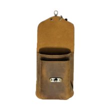 AB - Bőr övtáska - 15 x 12 cm