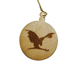 Fa Karácsonyfadísz 01 - Turul kardal 