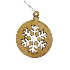 Fa Karácsonyfadísz 05 - Hópihe