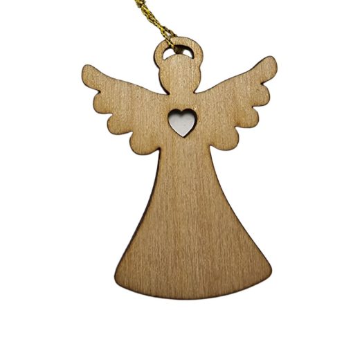 Fa Karácsonyfadísz 13 - Angyalka