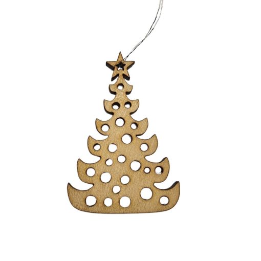 Fa Karácsonyfadísz 16 - Karácsonyfa