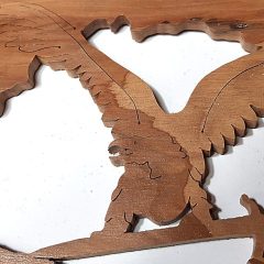 Fali fa dísz – Lézervágott – Kardos turul – nagy