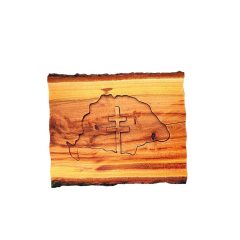   Fali fa dísz – Lézervágott – Magyarország kettőskereszttel