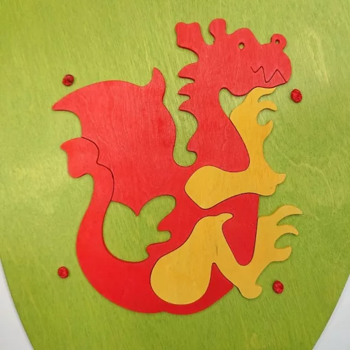 Fauna Fabrika  - Fajáték - Pajzs sárkányos