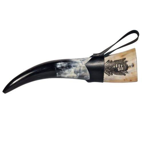 Kürt 01 –Ivókürt - Rozmaringleveles címer mintával (Egyedi darab)