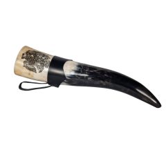   Kürt 12 – Ivókürt - Rakamazi Turul mintával (Egyedi darab)