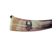 Kürt 33 – Fújókürt - Kossuth címer turullal mintával (Egyedi darab)