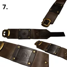 Karkötő - Vastag Dombornyomott - Csatos - Többféle mintával