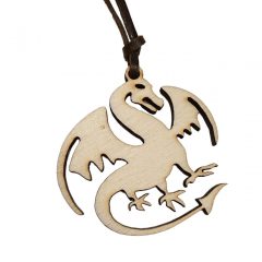   Fa medál – Lézervágott – Tengri ékszer – Sárkány 1