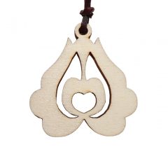 Fa medál – Lézervágott – Tengri ékszer – Virág 1