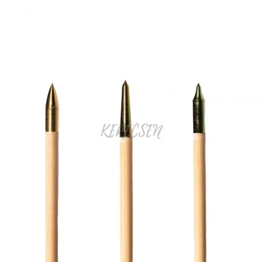 Wooden arrow  - with 3" parabolic feather