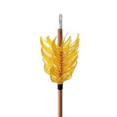 Kerecsen - fa nyílvessző Flu-Flu - Menetes réz heggyel