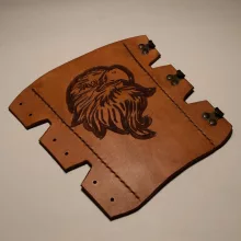 PP - Vésett - Bőr - Alkarvédő - Sas mintával