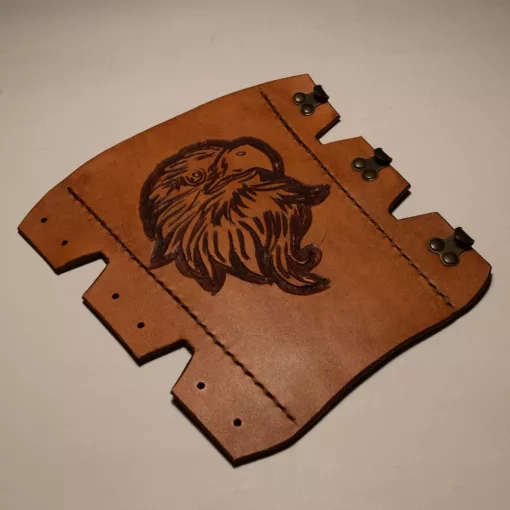 PP - Vésett - Bőr - Alkarvédő - Sas mintával