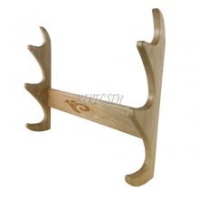 Íjtartó állvány- Fali - 3 íj - Intarziás