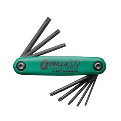  Imbuszkészlet - Bondhus - Gorilla Grip - TORX SET - FOLD UP T6 > T25 