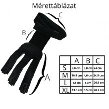 Kerecsen - Húzókesztyű - (Háromujjas kesztyű)	