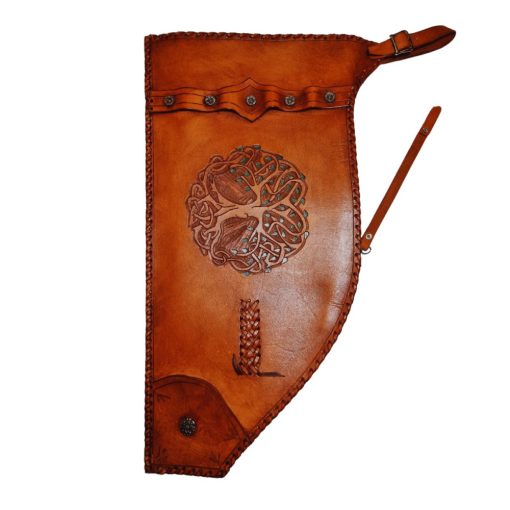 Tegez - Váci - Készenléti íjtartó veretes-vesszős - Életfás