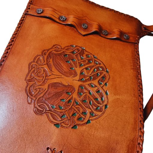 Tegez - Váci - Készenléti íjtartó veretes-vesszős - Életfás