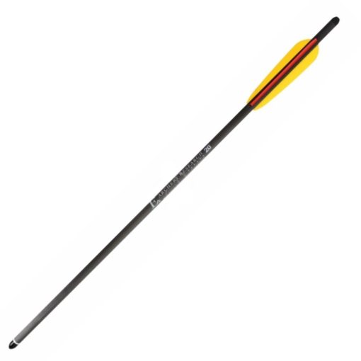 EK Archery - Karbon nyílpuskevessző - 4"-os gumitollal, cserélhető heggyel - Adder 20"