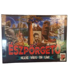   Észpörgető - Társasjáték - ország, város, fiú, lány